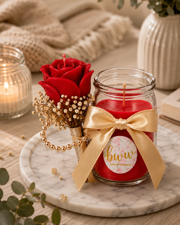 Rose Candle Collection (Red)